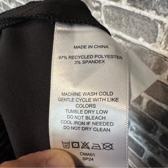 NEW Quince Stretch Crepe Classic Trouser Pants black pockets - Picture 13 of 14